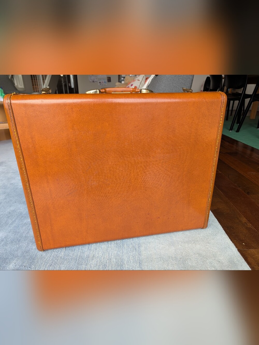 50's Samsonite Streamlite 24” Suitcase Luggage Brown Vintage Shwayder Bros wKeys
